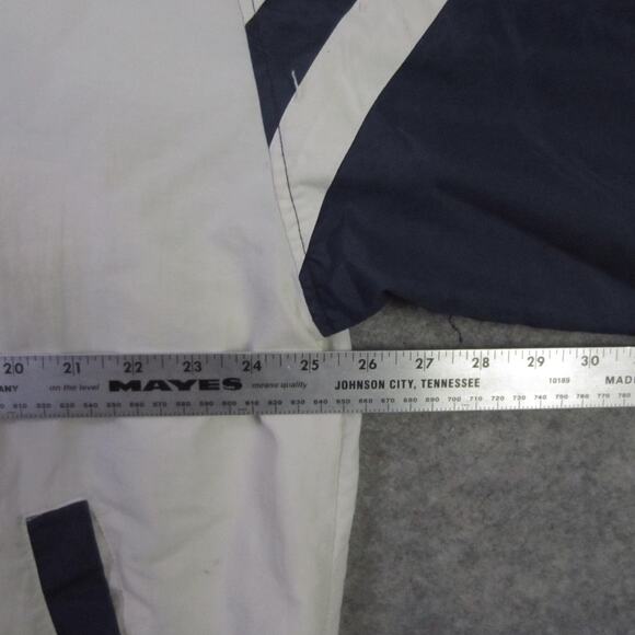 Vintage USA Jacket Mens Large White Blue Pro Player Foot Locker Windbreaker 90s - Picture 4 of 8